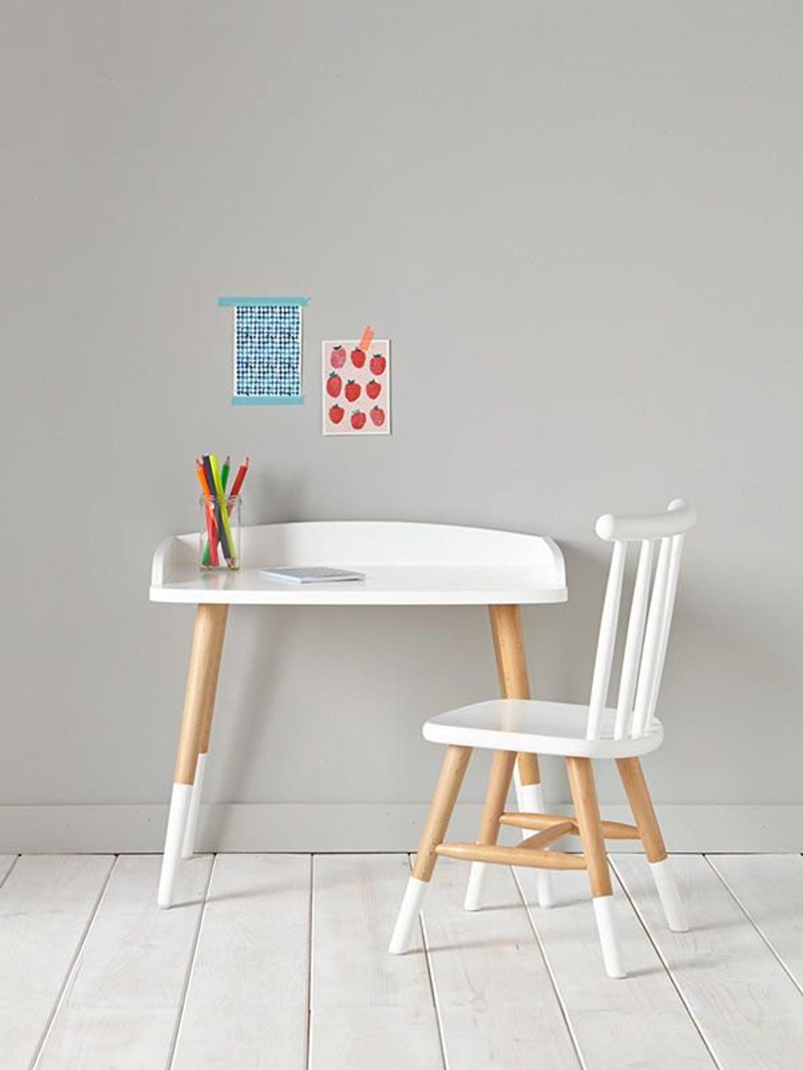 Arvell Çalışma Masası - Beyaz