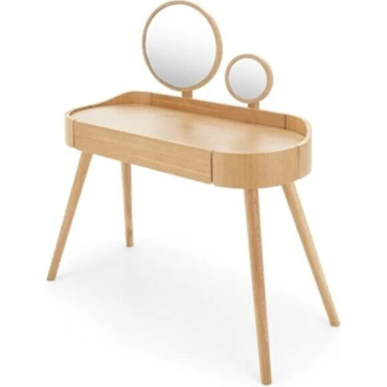 Arvell Ada Makyaj Masası - Meşe